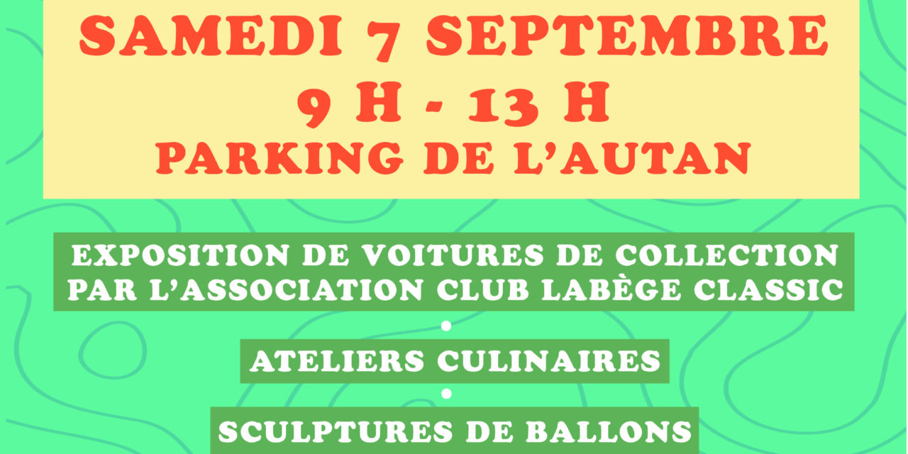 Marché festif le 9 septembre 2024